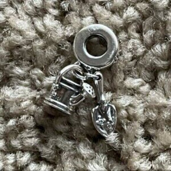 Pandora Watering Can & Trowel Dangle Charm - Picture 6 of 6